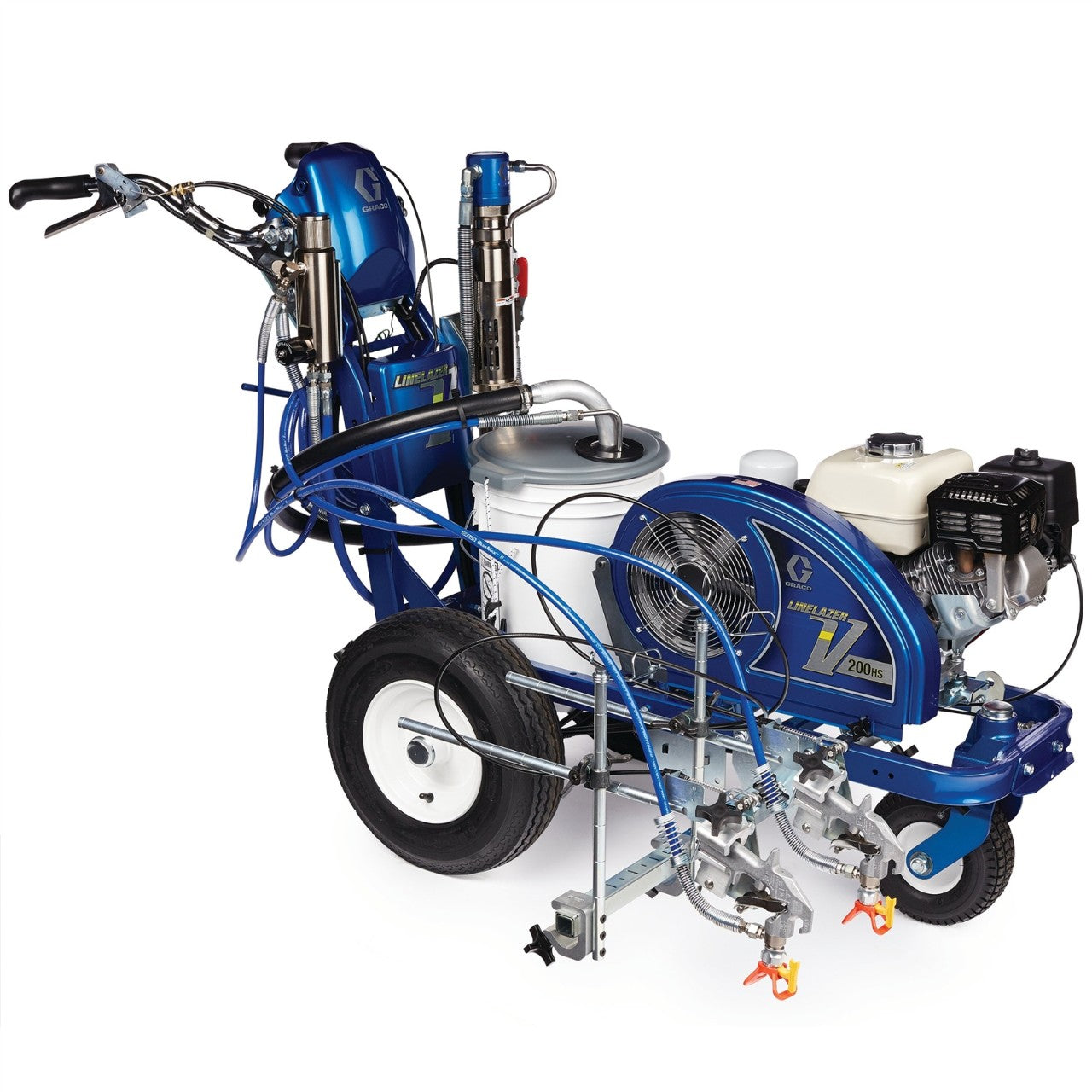 Airless road line painting machine