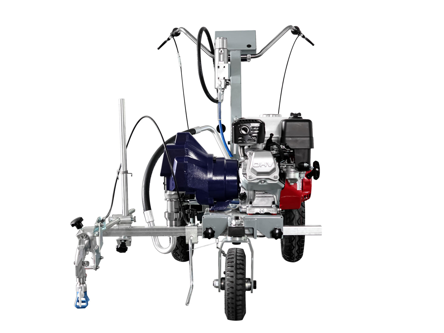 Line striping spray machine