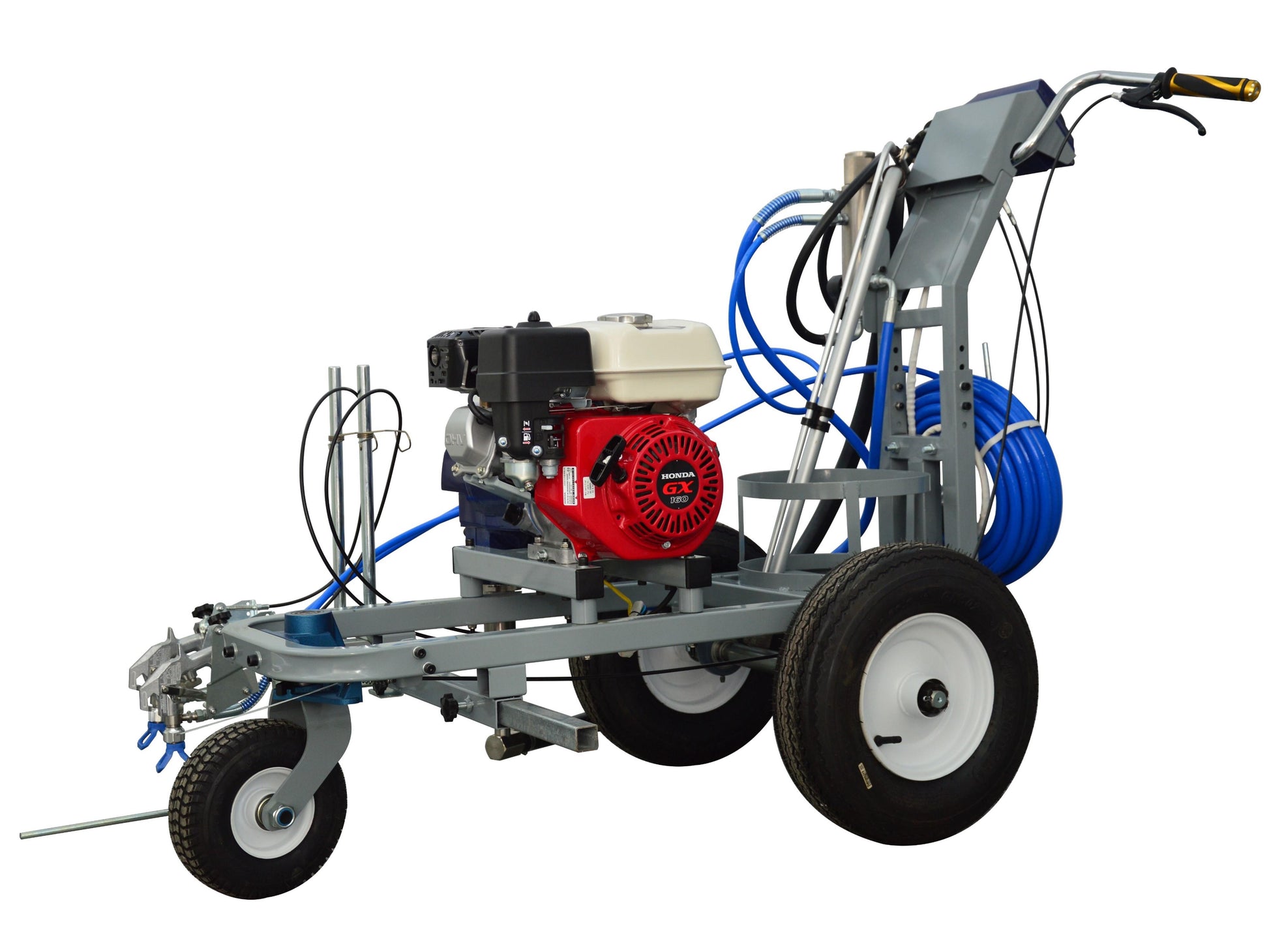Road marking spray machine